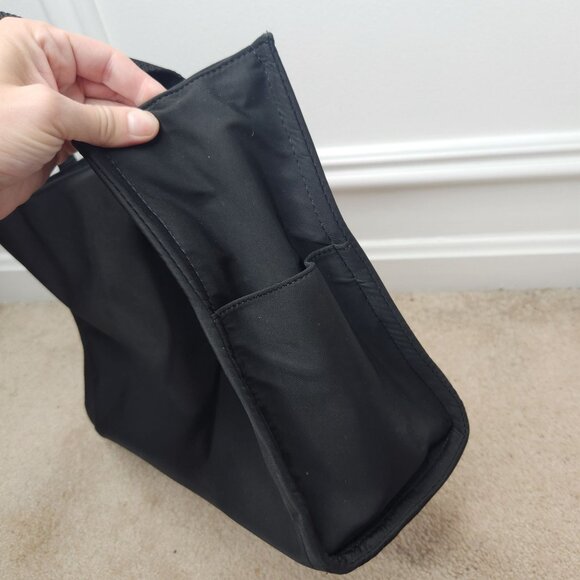 Frances Valentine New York Kate Black Tote Bag Shoulder Bag Purse - Picture 5 of 11